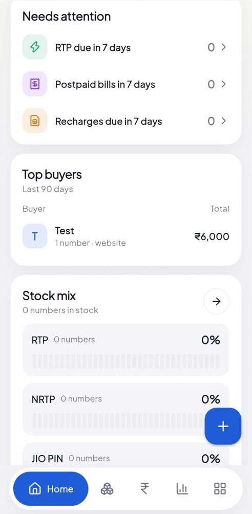 NumStock insights screen with stock reports
